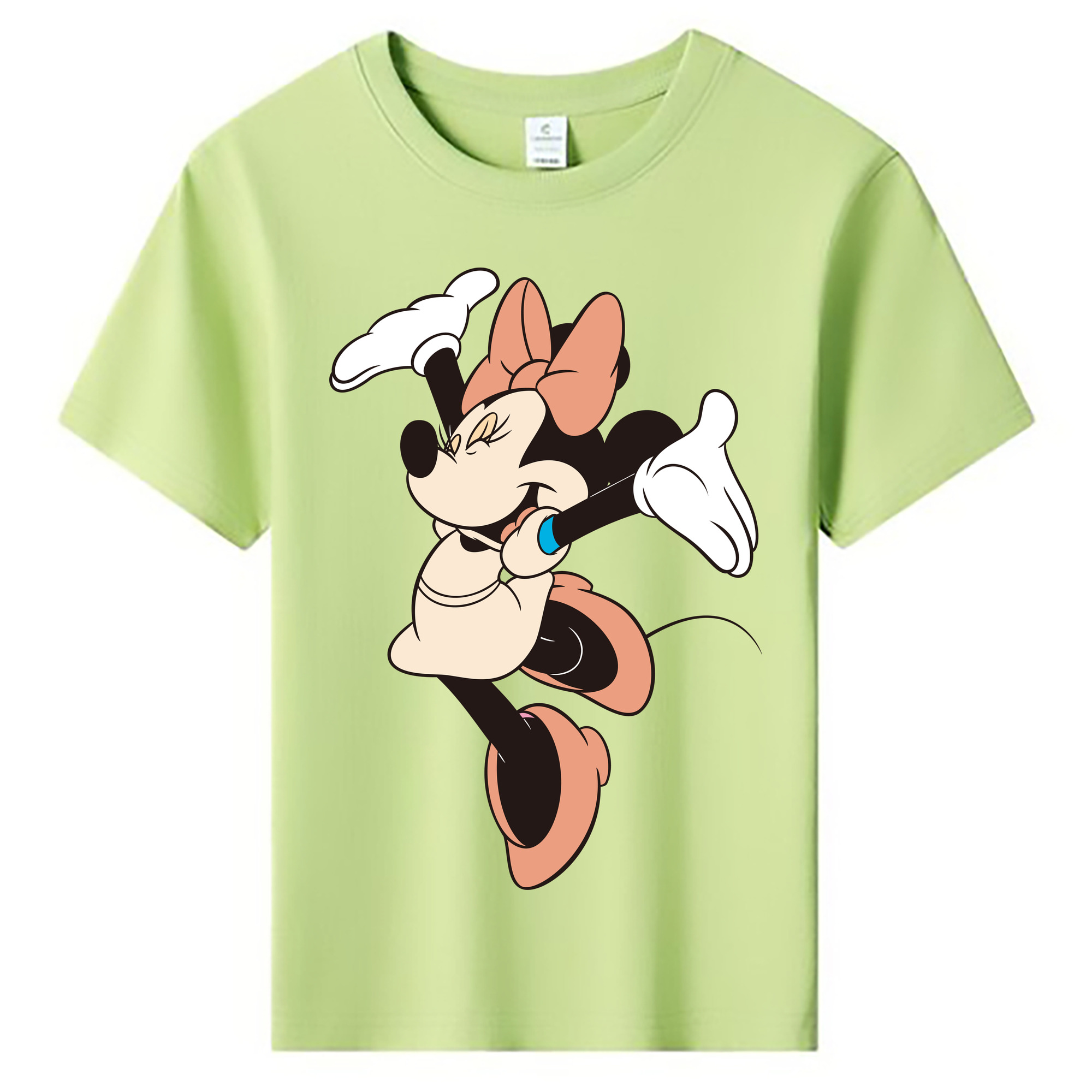 ミッキーマウス Mickey Mouse 綿100％キッズTシャツ（フロントプリント）